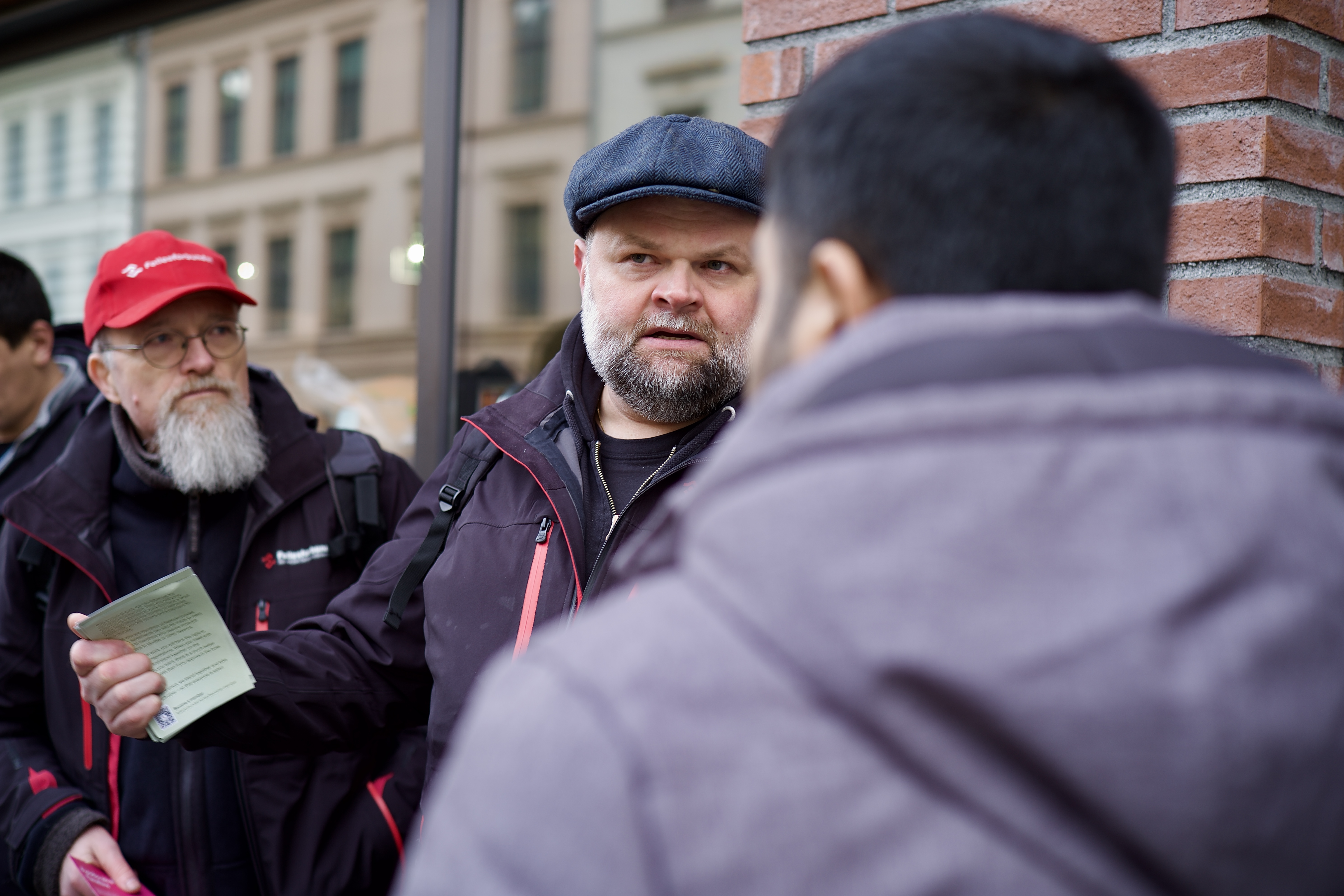 Fredrik Solvang Winger fra avd. 004 Oslo Transportarbeiderforening er en av initiativtakerne til aksjonen. redrik var ogs&aring; en n&oslash;kkelperson under den s&aring;kalte rosastreiken til Foodora i 2019.